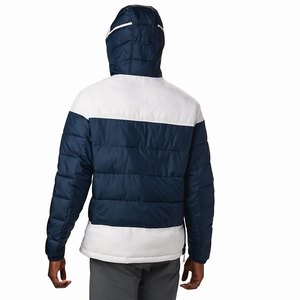 Columbia Lodge™ Pullover Insulated Jacka Herr Marinblå/Vita (ECVUG4623)